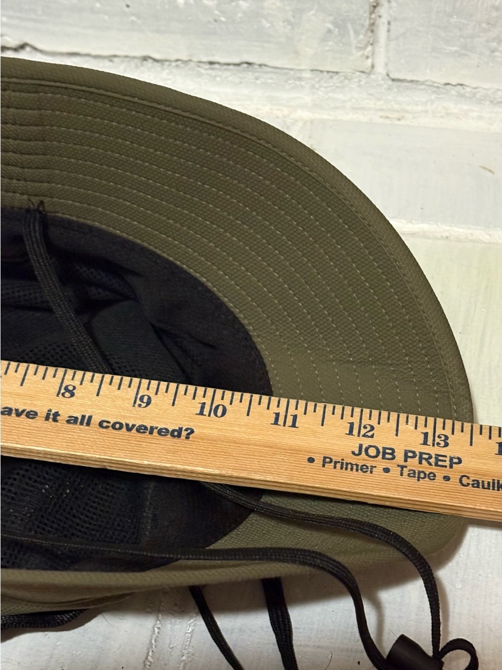 Adidas Men’s Webbing Boonie Bucket Hat Sz S/M Green Drawstring Hike Fish Outdoor - Picture 7 of 10